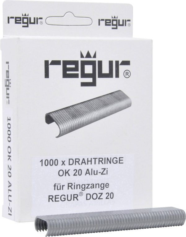 Regur 60715 Pierścienie druciane 1000 szt. Wymiary (D x S) 10 mm x 90 mm