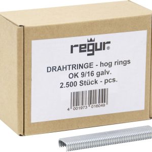 Regur 60724 Pierścienie druciane 2500 szt. Wymiary (D x S) 16 mm x 8 mm Regur 60724 Pierścienie druciane 2500 szt. Wymiary (D x S) 16 mm x 8 mm