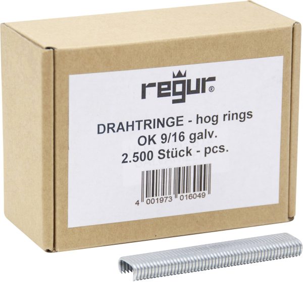Regur 60724 Pierścienie druciane 2500 szt. Wymiary (D x S) 16 mm x 8 mm