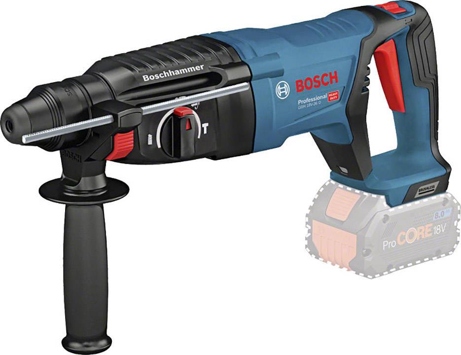 Młotowiertarka akumulatorowa Bosch Professional GBH18V-26D 0611916001 18 V bez akumulatora, bez ładowarki - obrazek 1