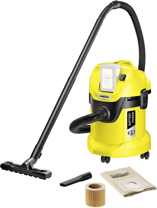Odkurzacz do pracy na sucho i mokro Kärcher Home & Garden WD 3 Battery 1.629-910.0 17 l 1 szt.