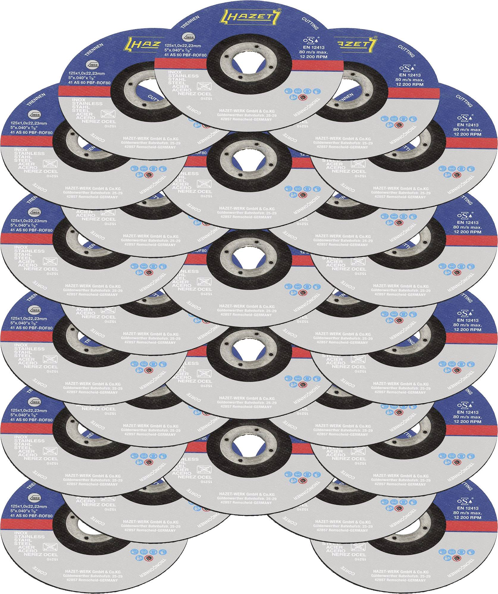 Tarcza tnąca prosta Hazet 9233-010/25 9233-010/25 125 mm 1 szt. - obrazek 1