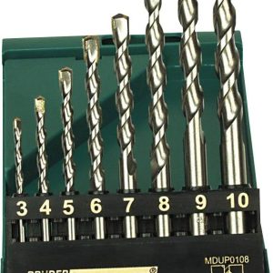 Zestaw wierteł krętych do kamienia Brüder Mannesmann M54309 3 mm, 4 mm, 5 mm, 6 mm, 7 mm, 8 mm, 9 mm, 10 mm 1 szt. Zestaw wierteł krętych do kamienia Brüder Mannesmann M54309 3 mm, 4 mm, 5 mm, 6 mm, 7 mm, 8 mm, 9 mm, 10 mm 1 szt.