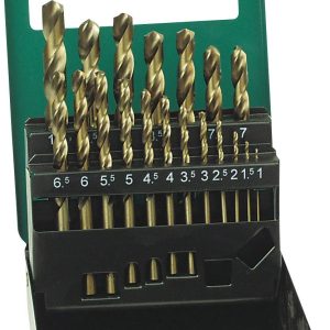 Brüder Mannesmann M54319 HSS-co 5 Zestaw wierteł krętych do metalu 19 szt. 1 mm, 1.5 mm, 2 mm, 2.5 mm, 3 mm, 3.5 mm, 4 m Brüder Mannesmann M54319 HSS-co 5 Zestaw wierteł krętych do metalu 19 szt. 1 mm, 1.5 mm, 2 mm, 2.5 mm, 3 mm, 3.5 mm, 4 m
