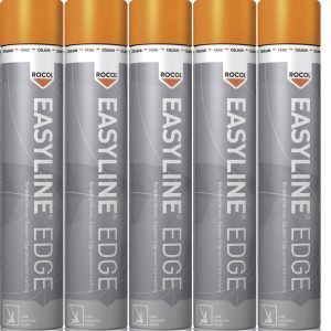 Farba do znakowania Rocol Easyline® EDGE RS47005-5, 5 szt., pomarańczowy Farba do znakowania Rocol Easyline® EDGE RS47005-5, 5 szt., pomarańczowy