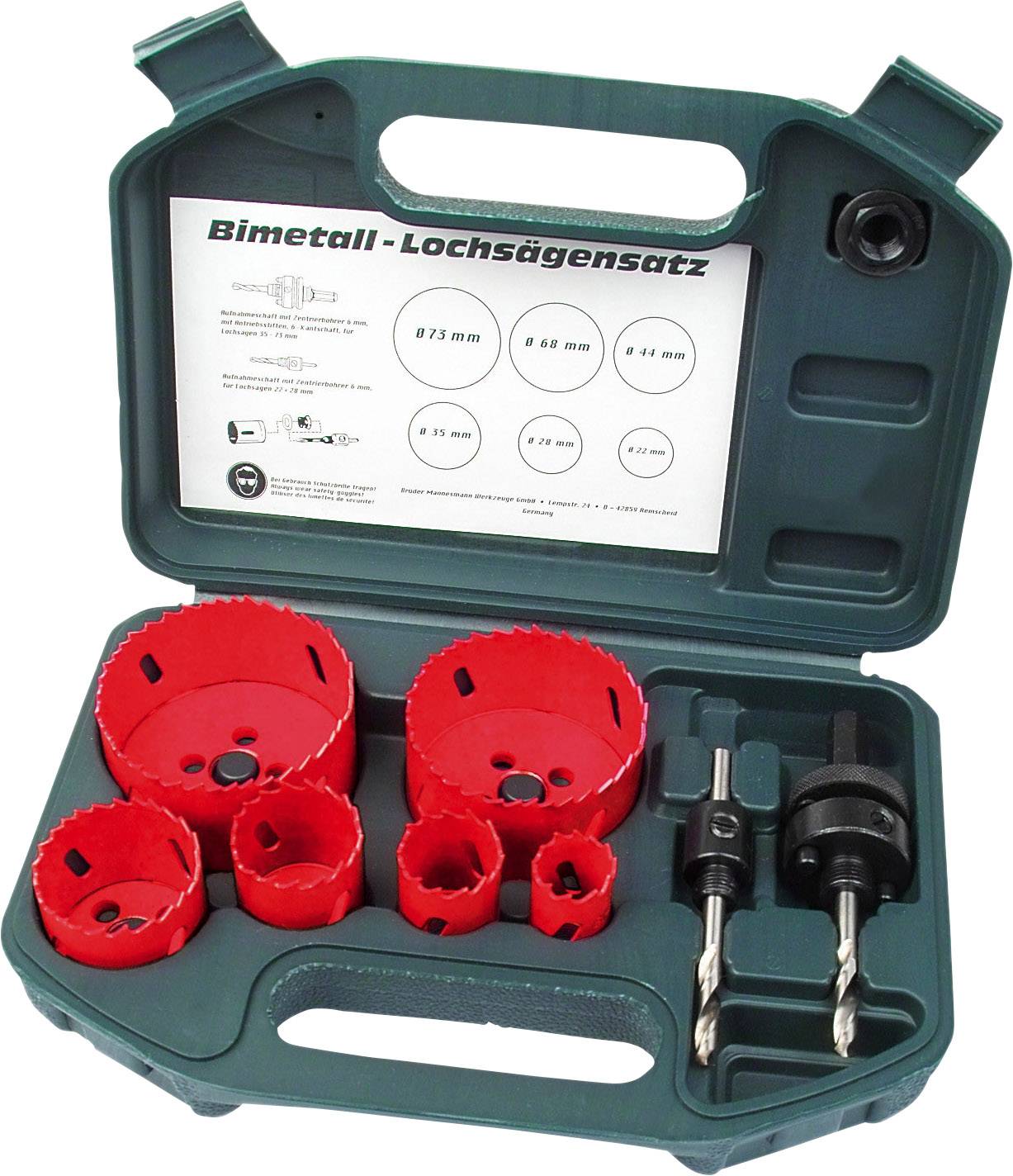 Zestaw otwornic Brüder Mannesmann M44100 1 szt. - obrazek 1