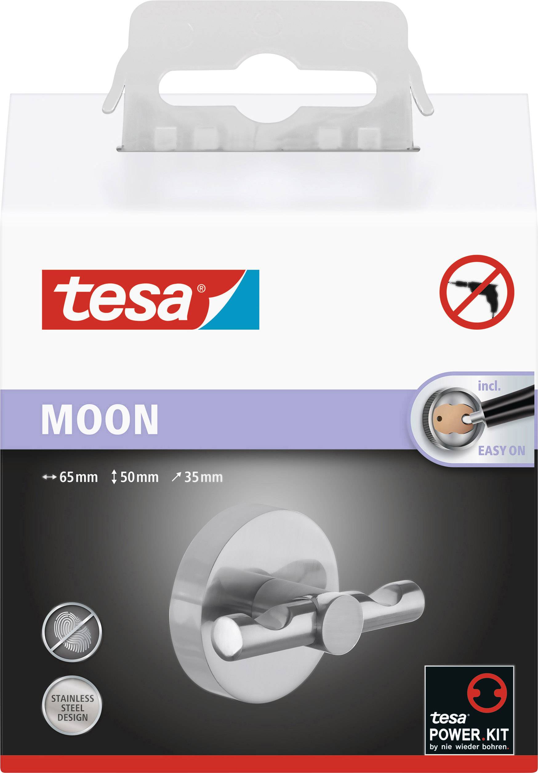 Hak samoprzylepny tesa MOON 40305-00000-00 1 szt. - obrazek 1