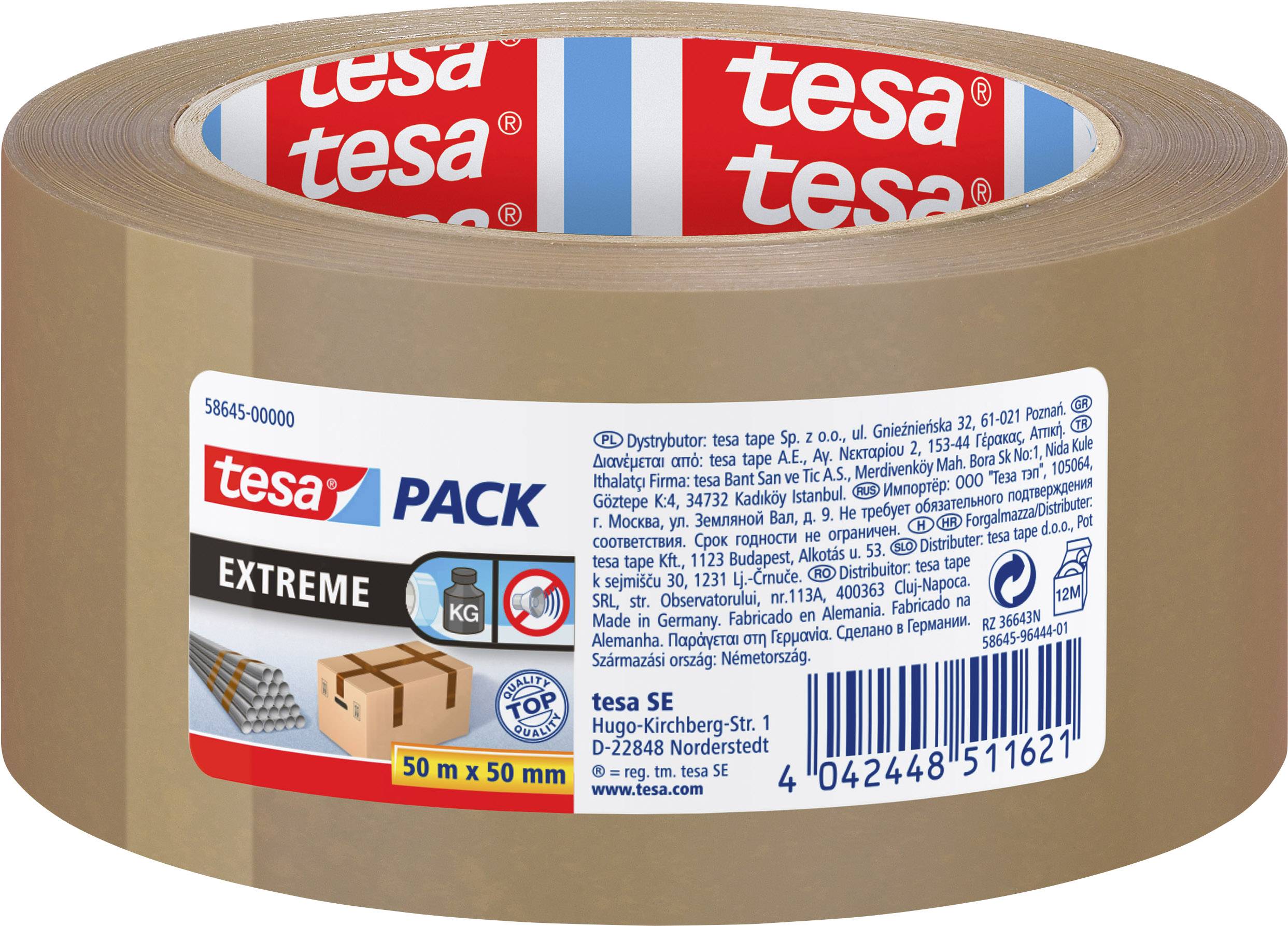 Taśma pakowa tesa tesapack® 58645-00000-00 EXTREME (D x S) 50 m x 50 mm 50 m 1 szt. - obrazek 1