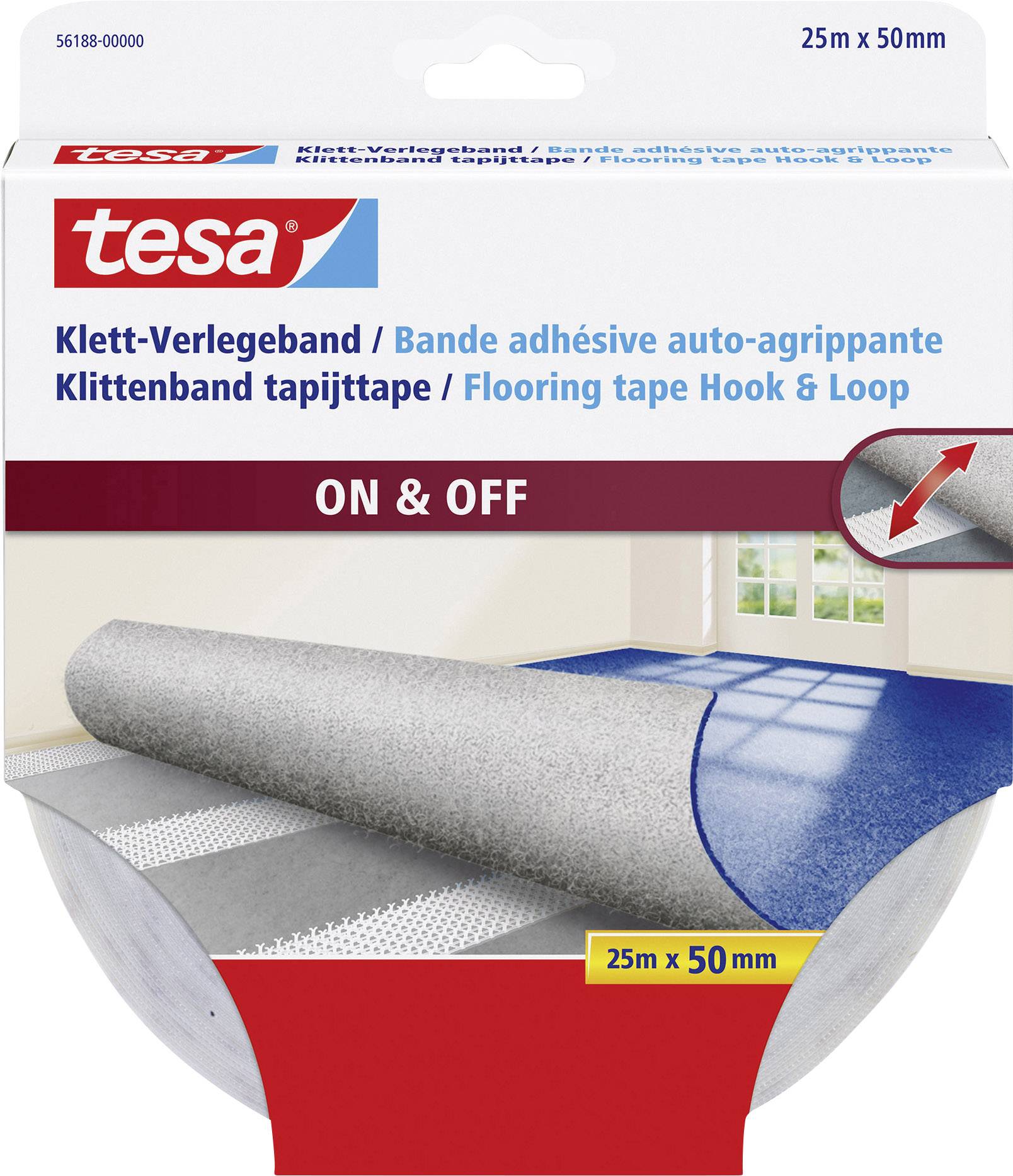 Taśma klejąca tesa 56188-00000-11, (D x S) 25 m x 50 mm, 1 szt. - obrazek 1