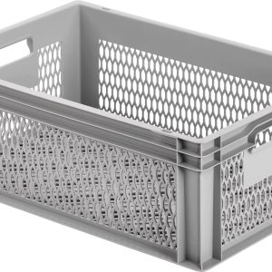 Alutec 75060 Pudełko z tworzywa sztucznego kratowana (D x S x W) 600 x 600 x 220 mm szary 1 szt. Alutec 75060 Pudełko z tworzywa sztucznego kratowana (D x S x W) 600 x 600 x 220 mm szary 1 szt.