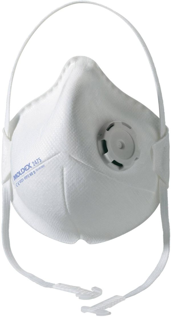 Moldex Smart Pocket 247501 Maska przeciwpyłowa z wywietrznikiem FFP2 D 10 szt. EN 149:2001, EN 149:2009 DIN 149:2001, DI