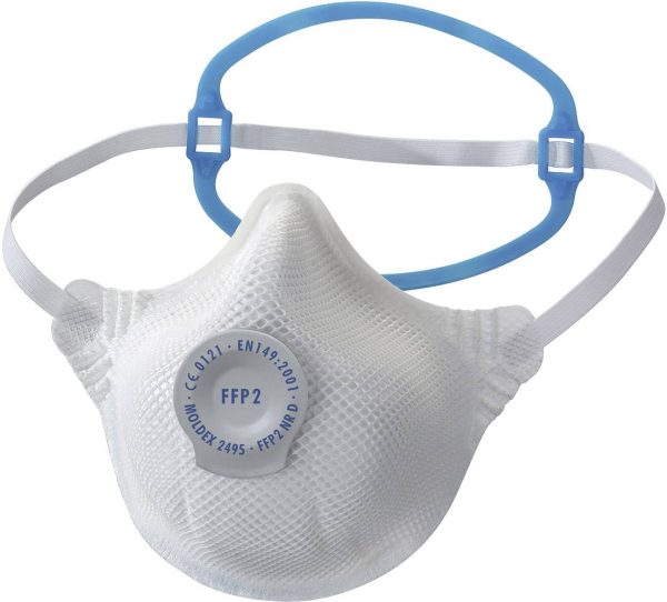 Moldex Smart Solo 249501 Maska przeciwpyłowa z wywietrznikiem FFP2 D 20 szt. EN 149:2001, EN 149:2009 DIN 149:2001, DIN