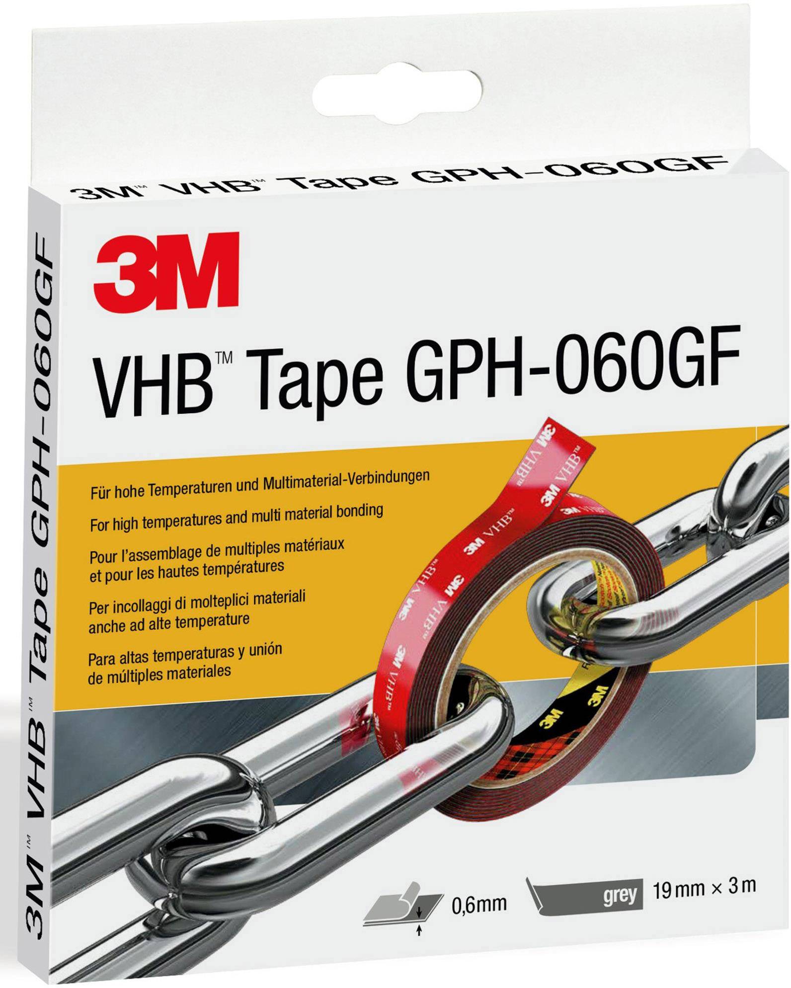 Taśma klejąca 3M GPH-060F19-3 (D x S) 3 m x 19 mm 3 m 1 szt. - obrazek 1