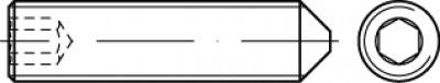TOOLCRAFT TO-5414091 Kołek gwintowany 25 szt. - obrazek 1