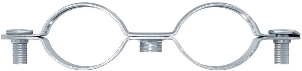 Fischer 545775 Zacisk dystansowy śrubowy metalowy, podwójny, AMD 20-23 180 mm 25 szt. - obrazek 1